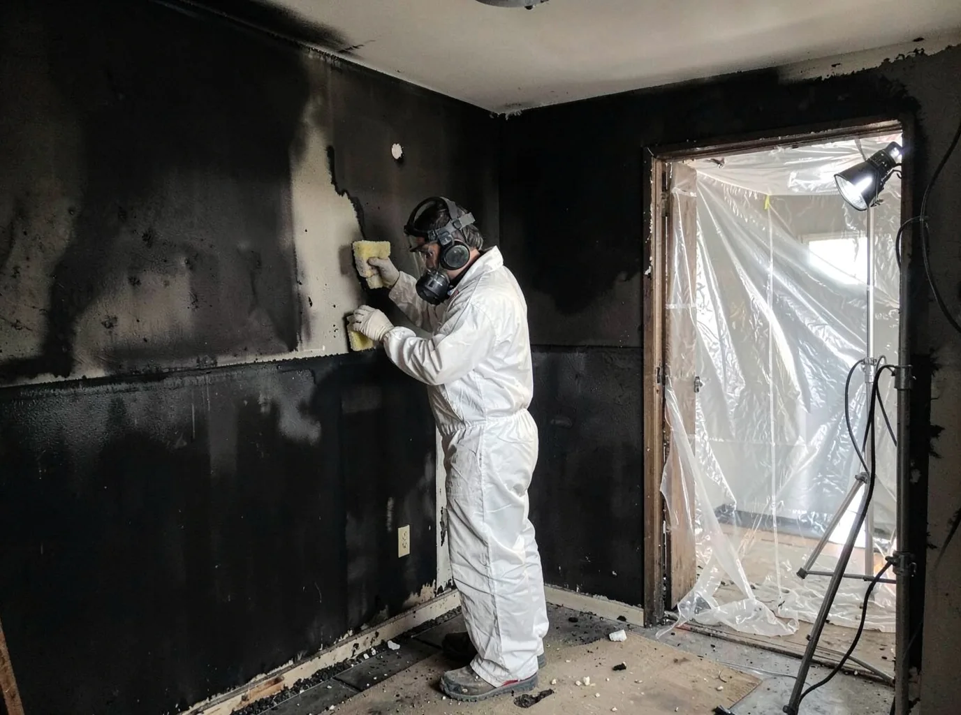 Fire Damage Restoration company in Little Meadows, PA